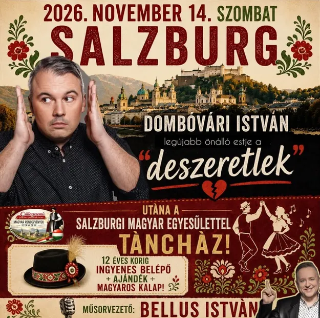 Dombóvári István és Bellus István Salzburgban